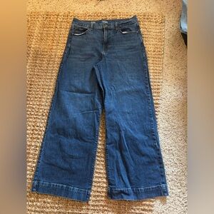 a.n.a Dark Blue Wide Leg Jeans